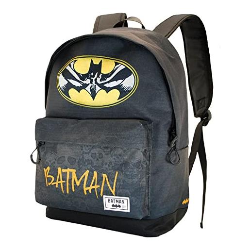 DC Comics batman sight-zaino eco 2.0, nero, 32 x 44 cm, capacità 22.5 l