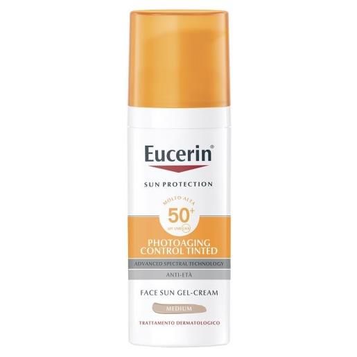 Eucerin sun gel cream photo aging control tinted medium spf50+ 50ml