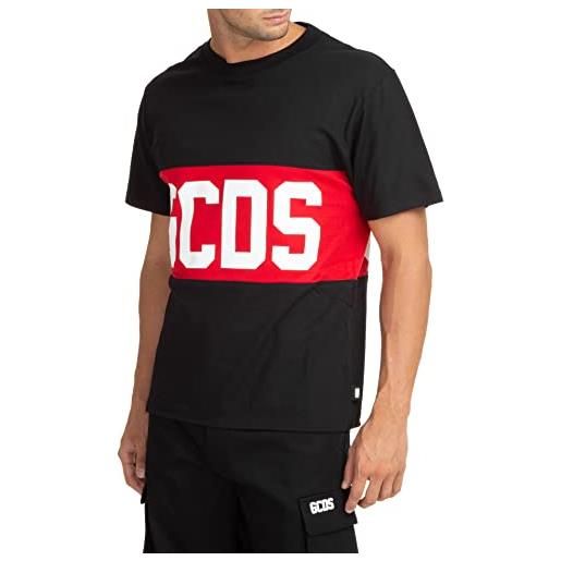 GCDS band logo t-shirt uomo black l