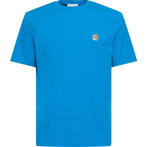 MAISON KITSUNÉ t-shirt regular fit con patch