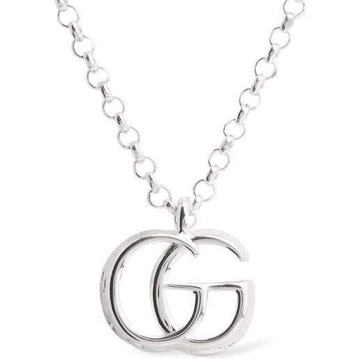 GUCCI collana gg marmont in argento