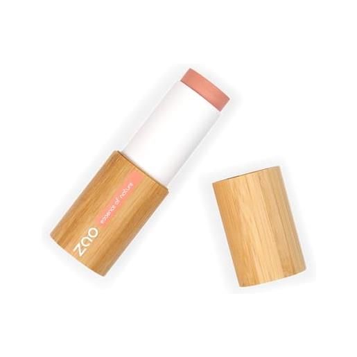 Zao - blush stick - ricaricabile - 841 legno di rosa - bio vegan
