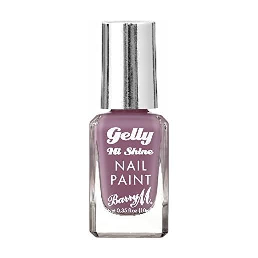 Barry M cosmetici gelly nail paint, hibiscus, ombra viola