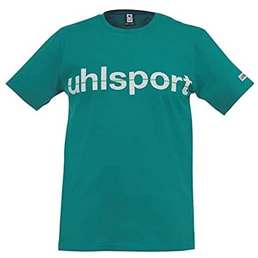 uhlsport essential promo t-shirt, unisex adulto, lagoon, 5x-l