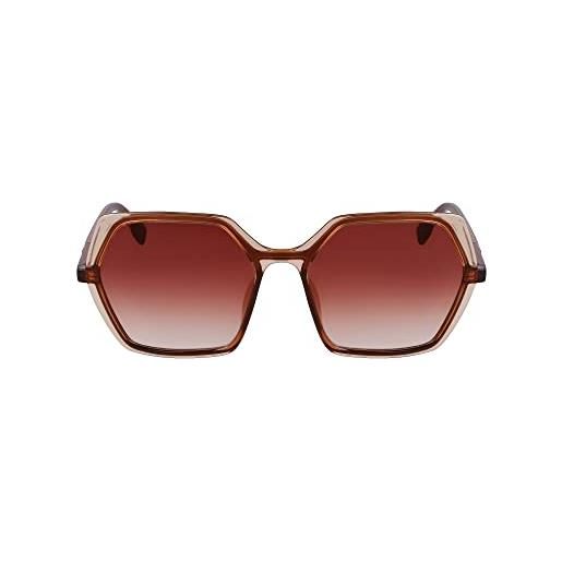 Karl lagerfeld kl6083s sunglasses, 246 brown/light brown, 56 unisex