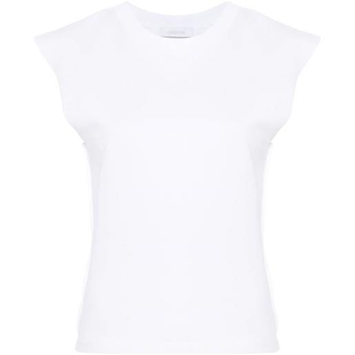 Rabanne t-shirt con dettaglio a catena - bianco