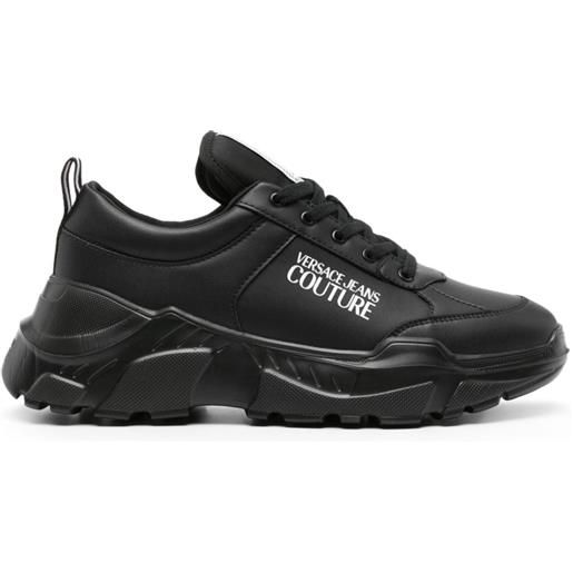 Versace Jeans Couture sneakers chunky con stampa - nero