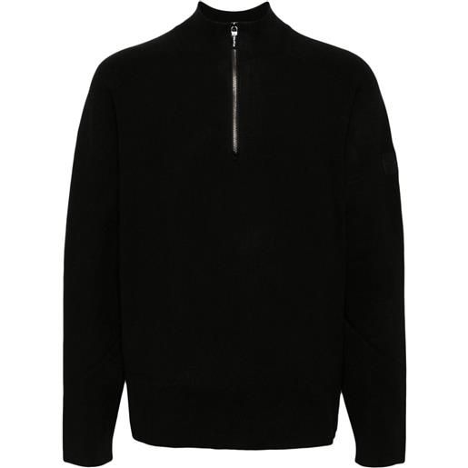 Calvin Klein maglione con applicazione - nero