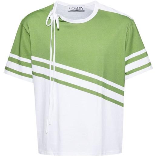 S.S.DALEY t-shirt a righe - verde