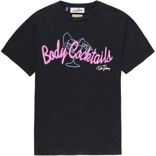 GALLERY DEPT. t-shirt body cocktails con stampa - nero