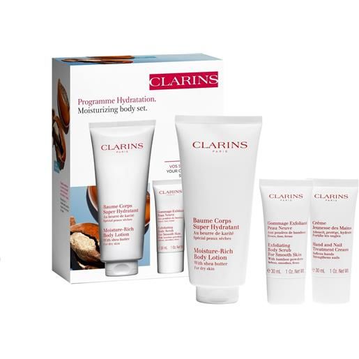 Clarins moisturizing body set cofanetto corpo