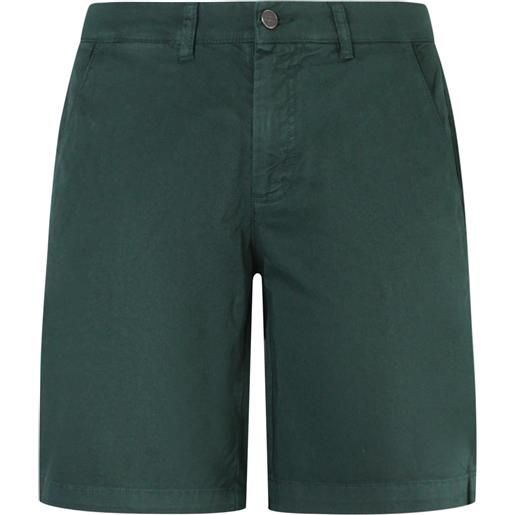 COLMAR shorts verde con mini logo per uomo
