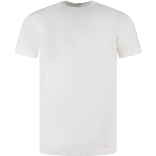COLMAR t-shirt bianca con mini logo per uomo