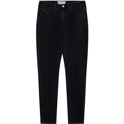 SPORT b. by agnès b. jeans skinny con placca dino - nero