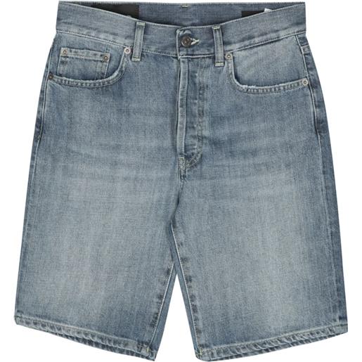 DONDUP shorts denim dade con applicazione - blu