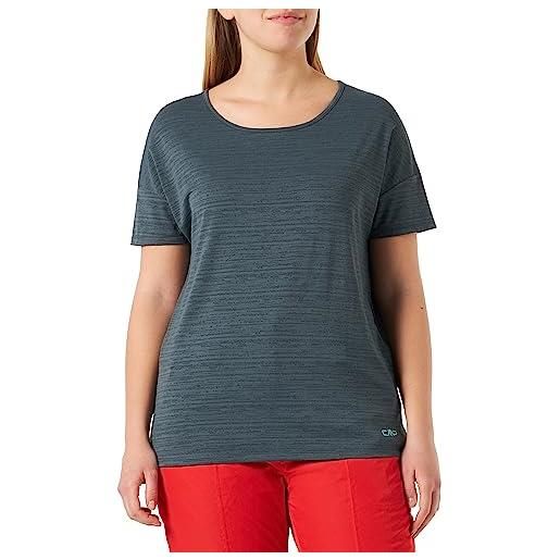 CMP - t-shirt maxi da donna, verdone, 48