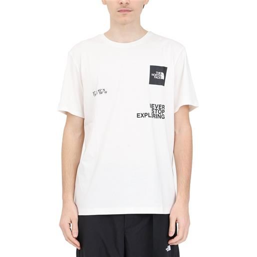 THE NORTH FACE m foundation coordinates graphic tee
