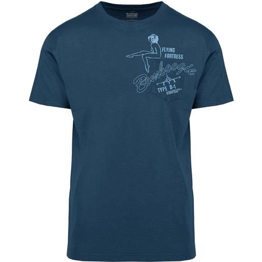 Bomboogie t-shirt uomo indigo blue