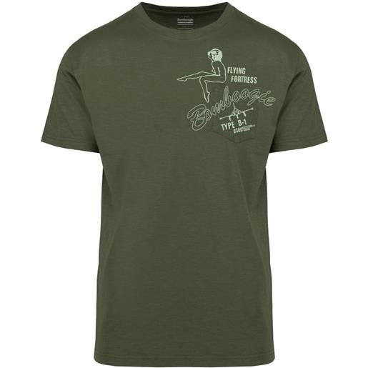 Bomboogie t-shirt uomo thyme green
