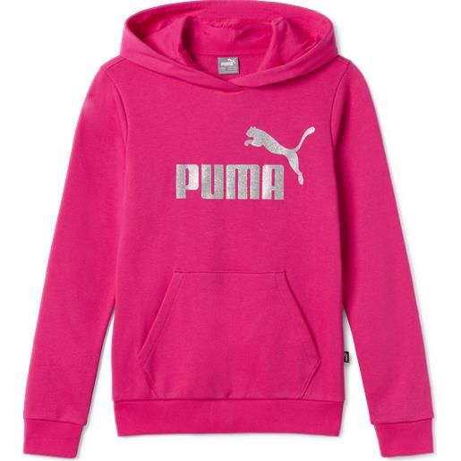 PUMA felpa con cappuccio PUMA glitter logo