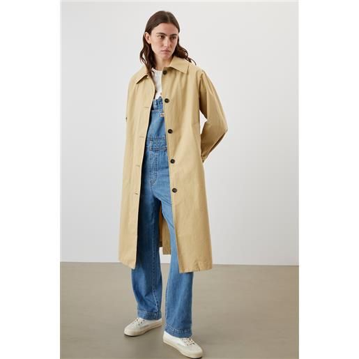 ROY ROGERS trench in popeline washed