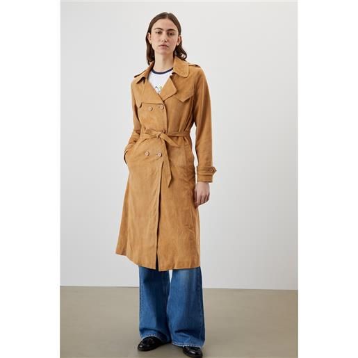 ROY ROGERS trench in suede