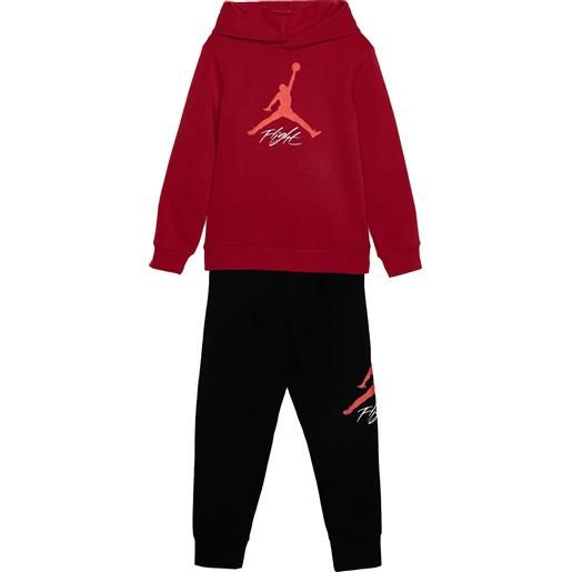 Nike jordan tuta da bambini jumpman flight rossa