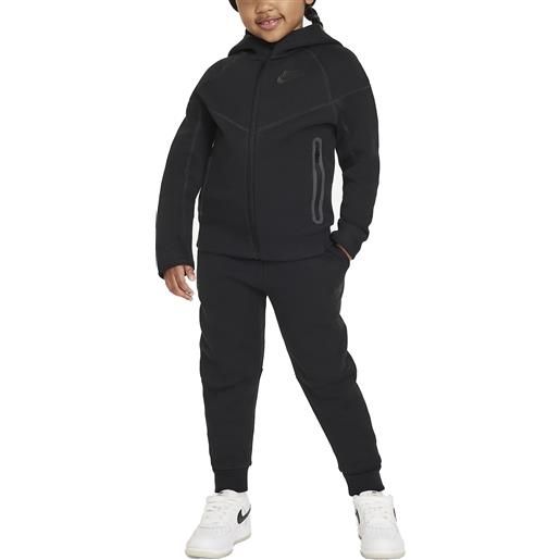 Nike tuta da bambini tech fleece nera
