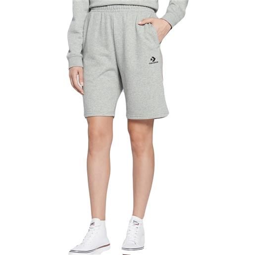Converse shorts go-to embroidered star chevron grigio