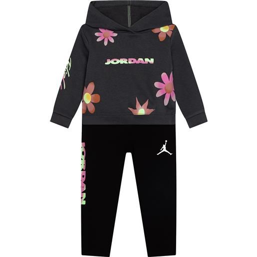 Nike tuta da bambina deloris jordan flower grigia