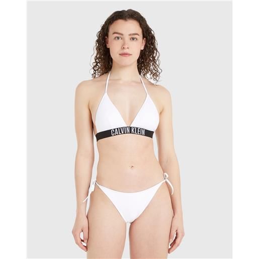 Calvin Klein triangle-rp elastico bianco donna