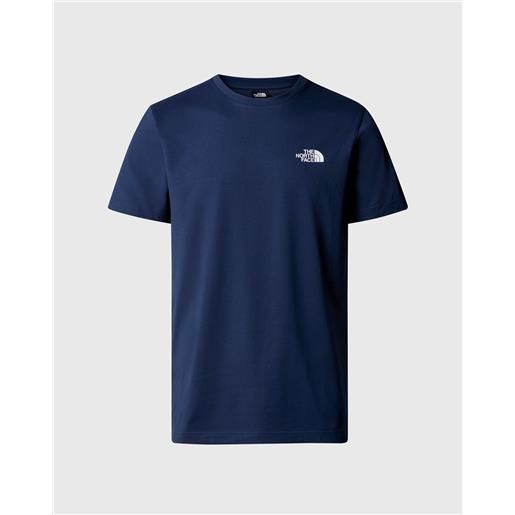 The North Face t-shirt simple dome blu uomo