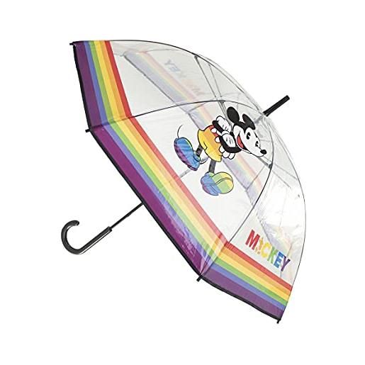 CERDÁ LIFE'S LITTLE MOMENTS cerdá - ombrello arcoballeno - ombrello cannna mickey | licenza ufficiale disney