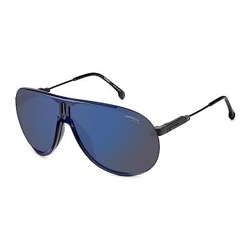 Carrera superchampion sunglasses, d51 black blue, 99 unisex