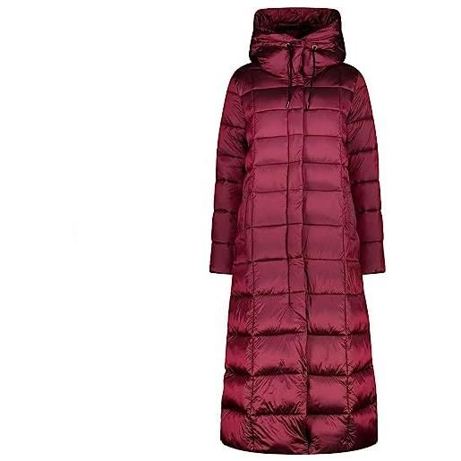 CMP - cappotto da donna con cappuccio fisso, rubino, 42