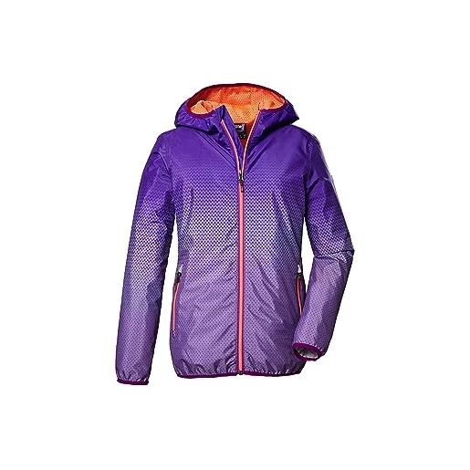 Killtec regazze giacca funzionale/giacca outdoor con cappuccio kos 331 grls jckt, mallow, 116, 41519-000