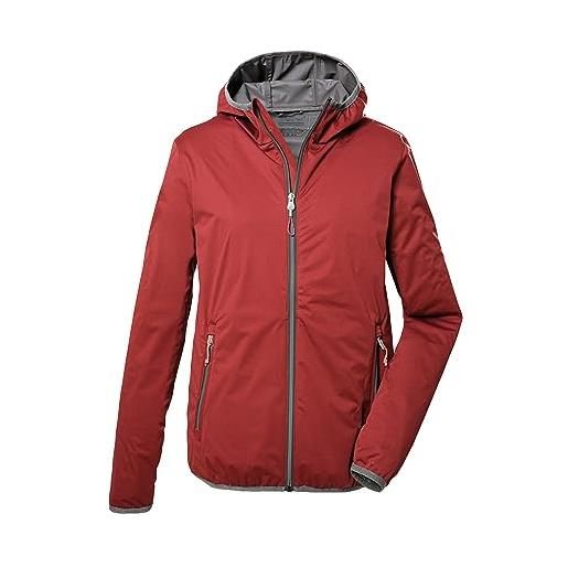 Killtec donna giacca funzionale/giacca outdoor 2_strati con cappuccio, ripiegabile kos 61 wmn jckt, coral pink, 38, 39175-000