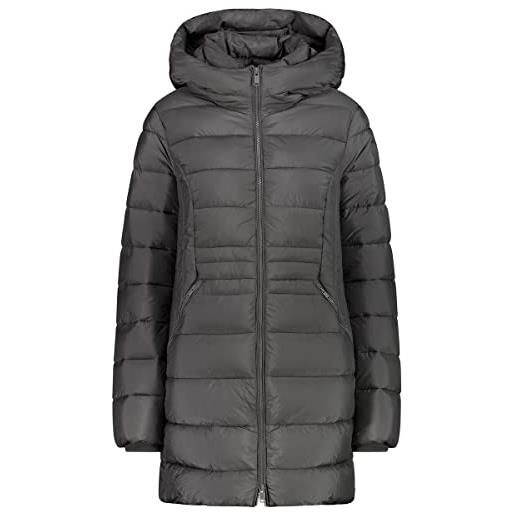 CMP - parka antistrappo da donna con cappuccio fisso, dust, 42
