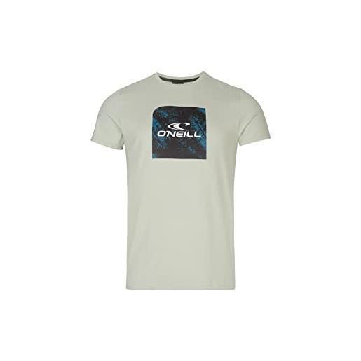 O'neill tees-maglietta a maniche corte cube hybrid, canottiera uomo, 16010 schiuma di mare, xs-s