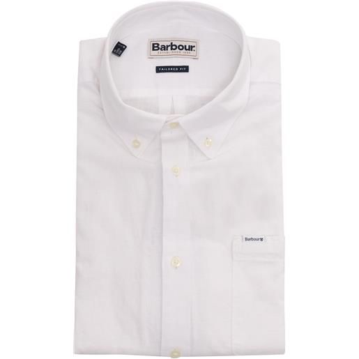 BARBOUR camicia bianca nelson