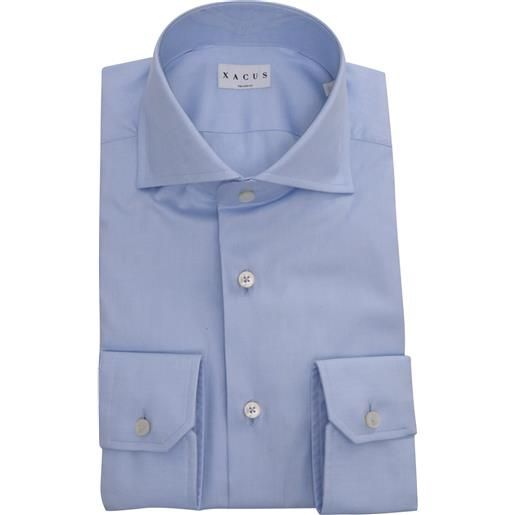 XACUS camicia azzurra con tasche