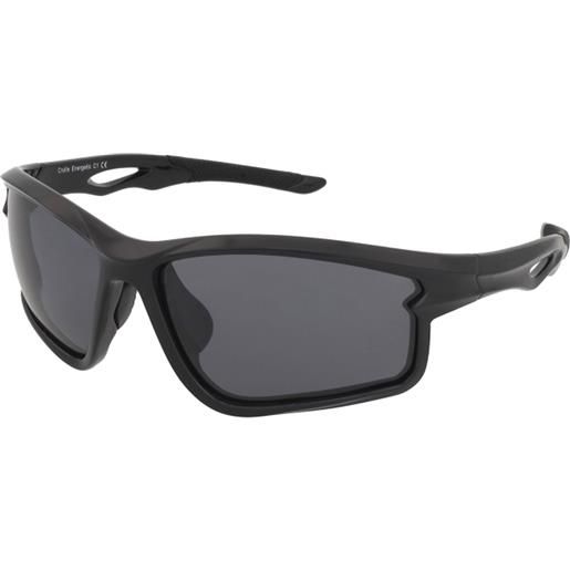 Crullé energetic c1 | occhiali da sole sportivi | unisex | plastica | rettangolari | nero | adrialenti