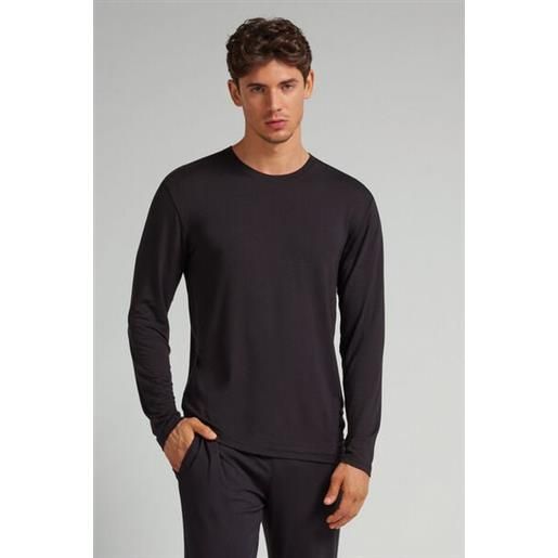 Intimissimi maglia a manica lunga in soft silk nero