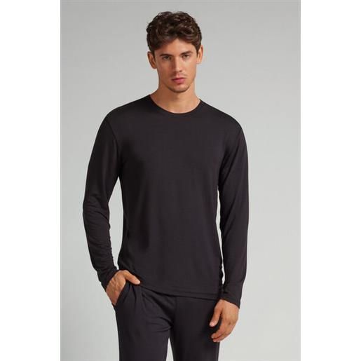 Intimissimi maglia a manica lunga in soft silk nero