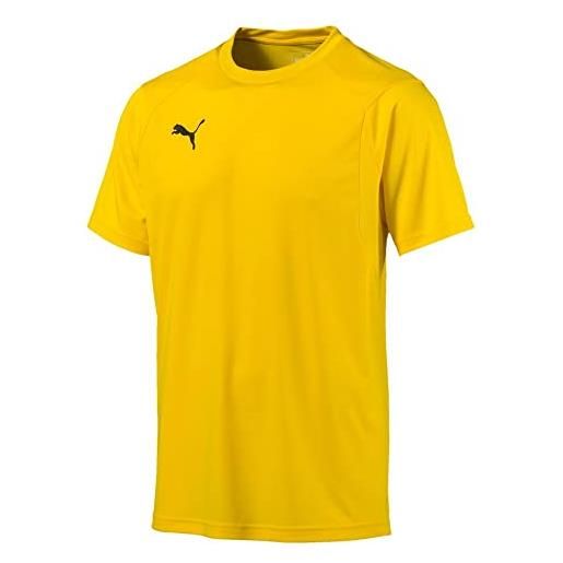 PUMA liga training jersey, maglia uomo, giallo (cyber yellow/black), s
