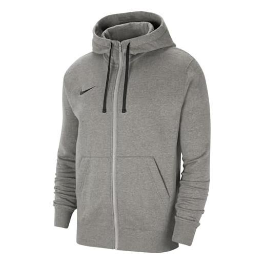 Nike team club 20, felpa con cappuccio, uomo, grigio (dk grigio erica/nero), m