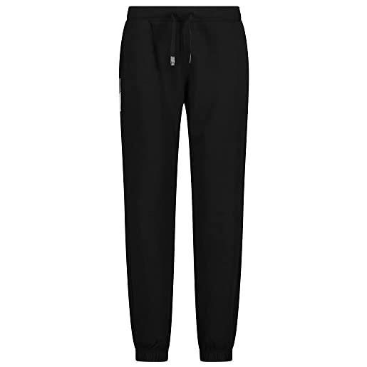 CMP - pantaloni in pile stretch fleece da donna, nero, 48
