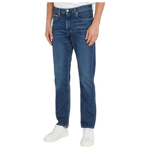 Tommy Hilfiger regular mercer str mw0mw35169 pantaloni di jeans, denim (venice blue), 30w / 32l uomo