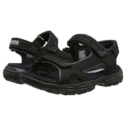 Skechers loudenloudenloudenloudenlouden, sandalo pescatore uomo, nero, 39.5 eu