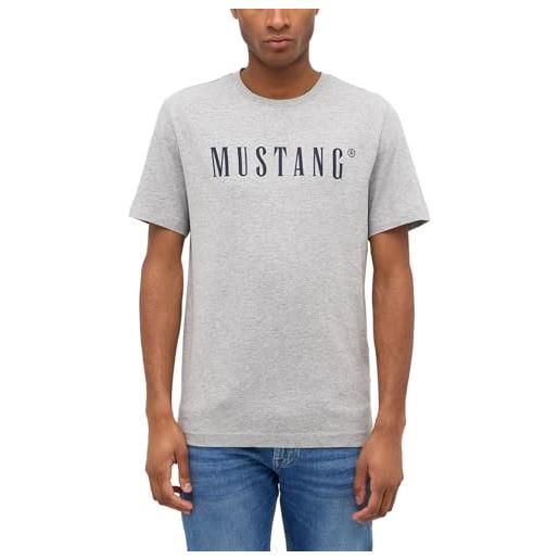 Mustang style austin t-shirt, mid grey mélange 4140, xl uomo